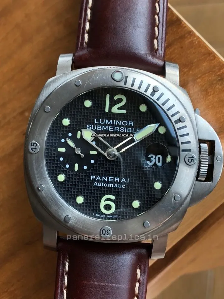 Terrific Replica Panerai Luminor Submersible 44mm Titanium Case Mens/unisex Automatic Watch