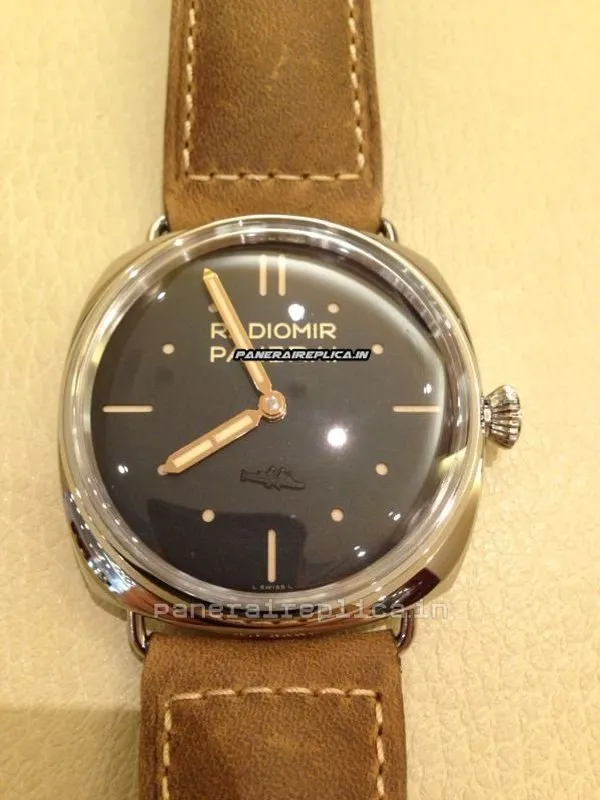 Well Made Replica Panerai Radiomir 3 Days Gmt 47mm Steel Case Mens/unisex Manual Winding Watch