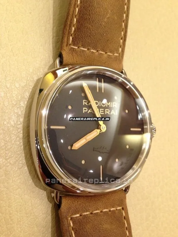 Alternative view of Well Made Replica Panerai Radiomir 3 Days Gmt 47mm Steel Case Mens/unisex Manual Winding Watch