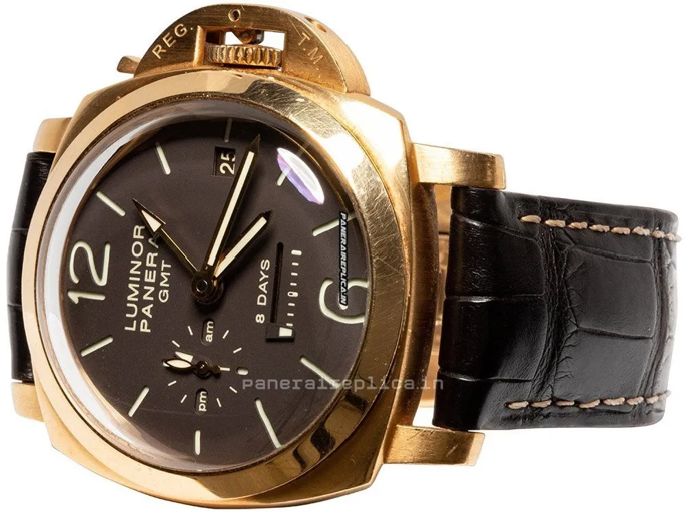 Alternative view of Wholesale Replicas Panerai Luminor 1950 44,00mm Rose Gold Case Mens/unisex Manual Winding Watch
