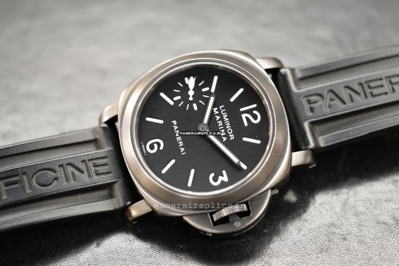 Alternative view of Affordable Fakes Panerai Luminor Marina 44mm Steel Case Mens/unisex Manual Winding Watch