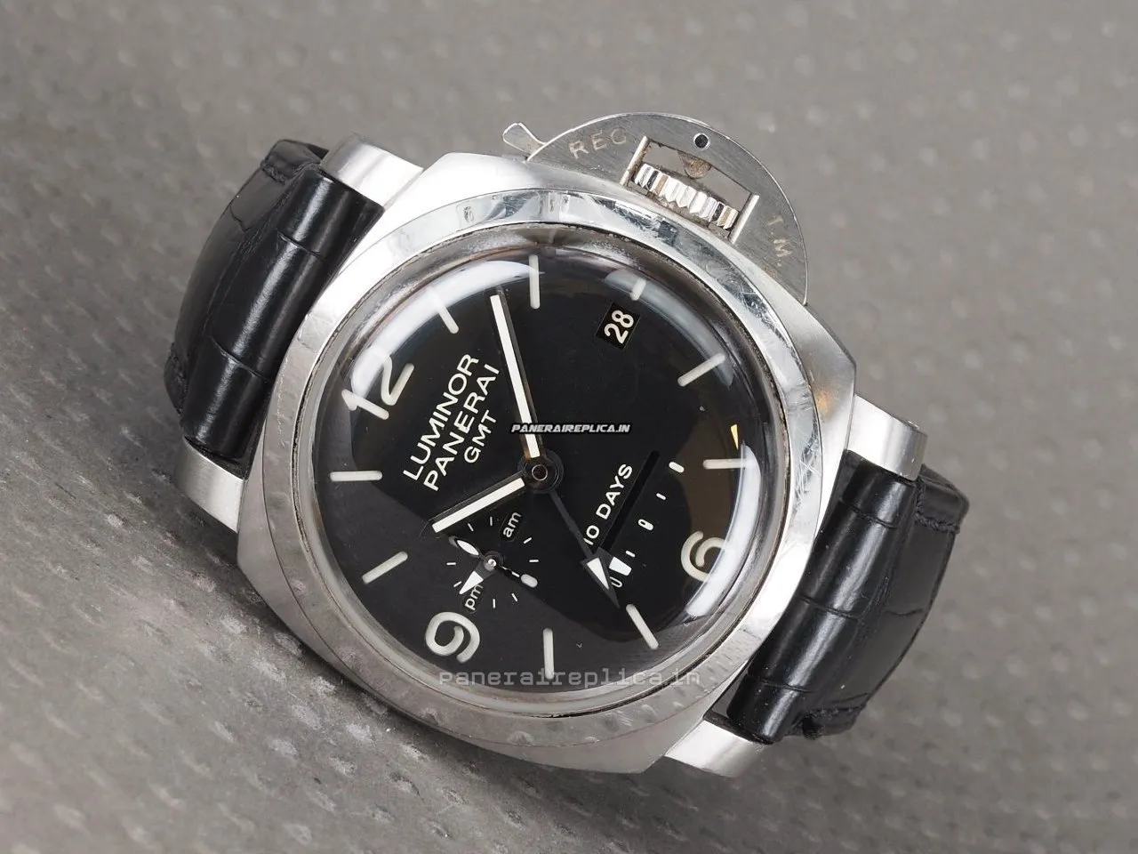 Alternative view of Well Made Copies Panerai Luminor 1950 44mm Steel Case Mens/unisex Automatic Watch