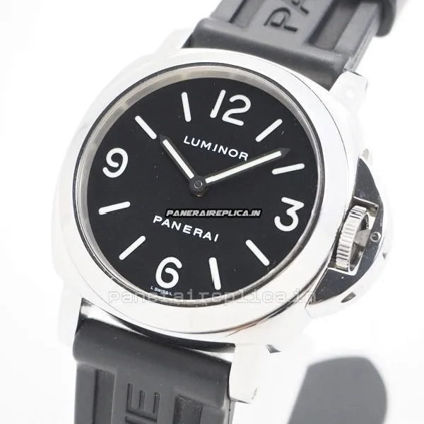 Alternative view of Reliable Fake Panerai Luminor Base 44mm Steel Case Manual Winding Watch