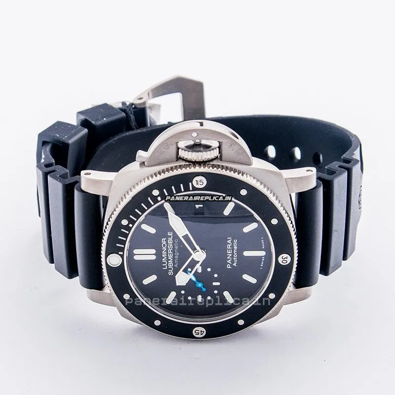 Alternative view of Cool Fake Panerai Luminor Submersible 47mm Titanium Case Mens/unisex Automatic Watch