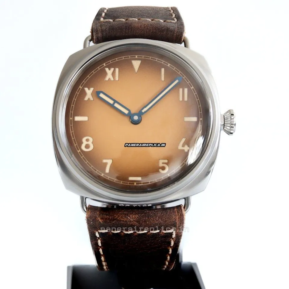 Alternative view of Perfect Replica Panerai Panerai Watches 47mm Steel Case Mens/unisex Manual Winding Watch