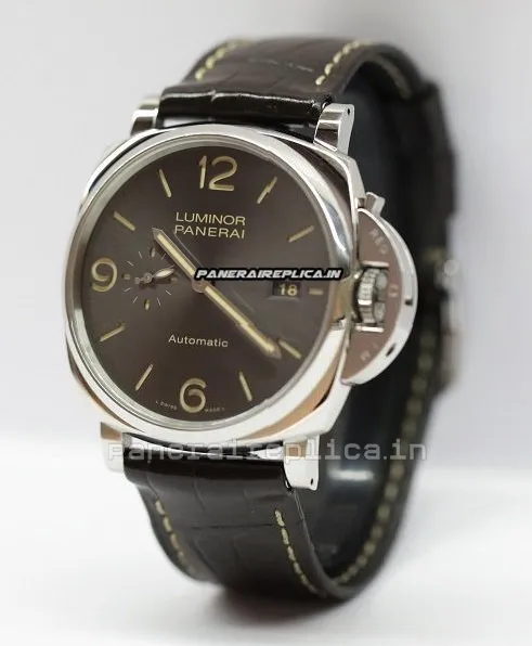 Alternative view of Incredible Imitation Panerai Luminor Due 45mm Steel Case Mens/unisex Automatic Watch