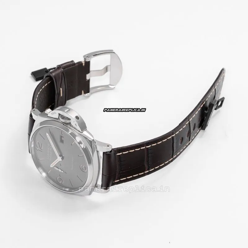 Alternative view of Superb Knockoff Panerai Luminor Due 45mm Steel Case Mens/unisex Automatic Watch