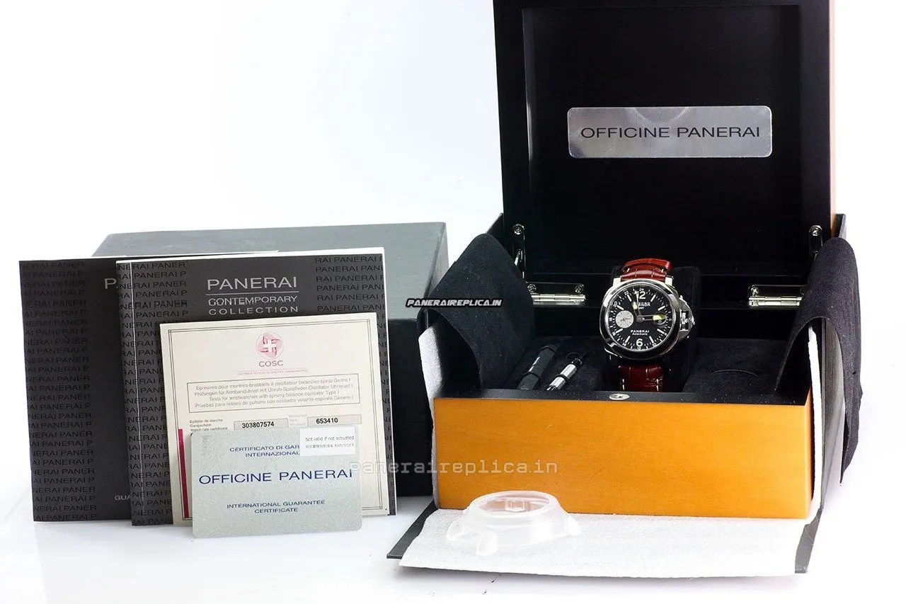 Alternative view of Epic Copy Panerai Luminor Gmt Automatic 44mm Steel Case Automatic Watch