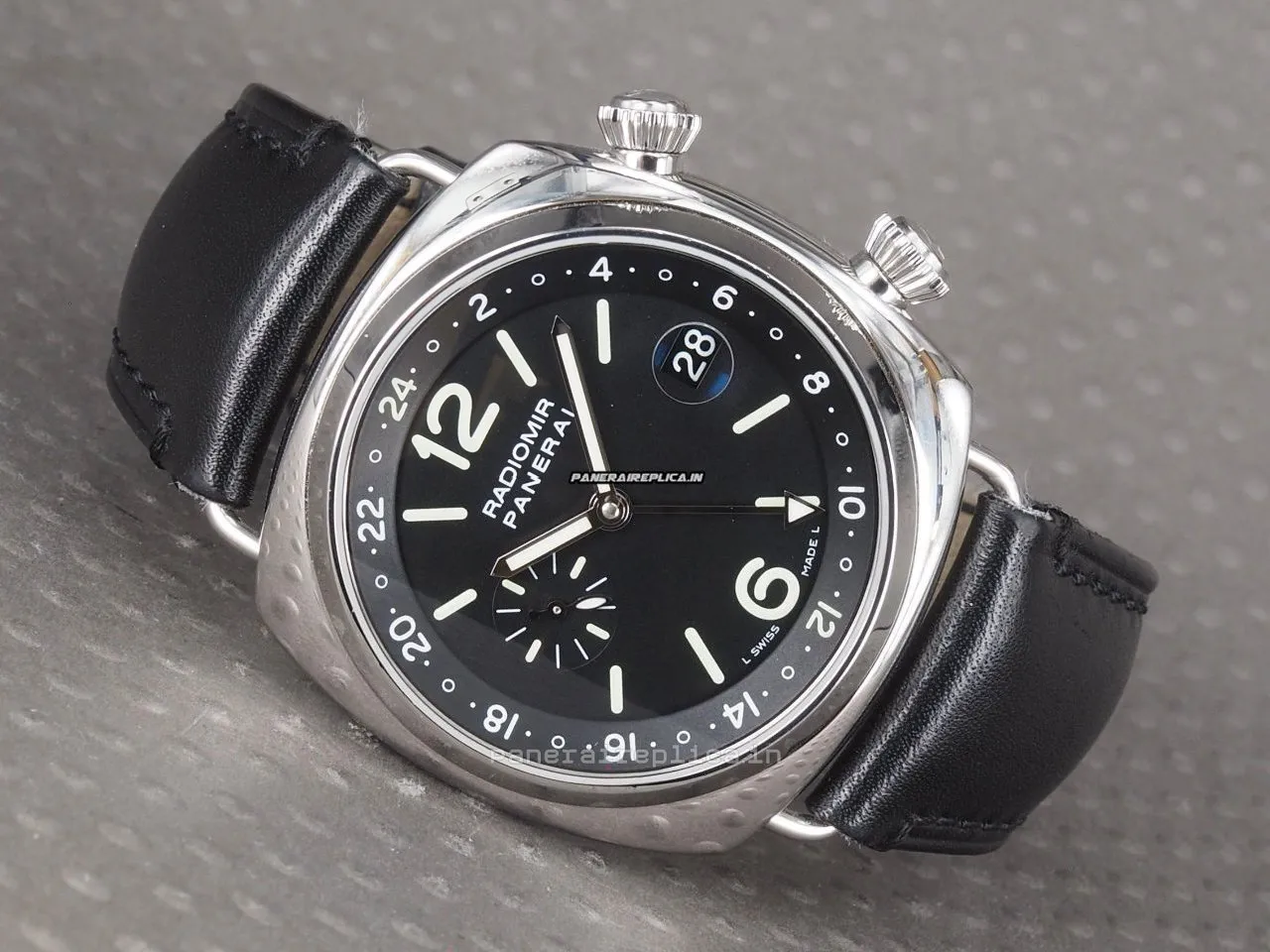 Alternative view of Recommend Fakes Panerai Radiomir Gmt 42mm Steel Case Mens/unisex Automatic Watch