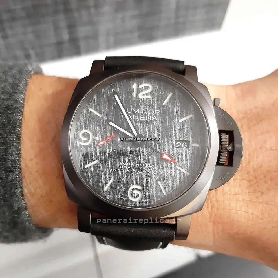 Neat Replica Panerai Panerai Watches 44mm Titanium Case Mens/unisex Automatic Watch