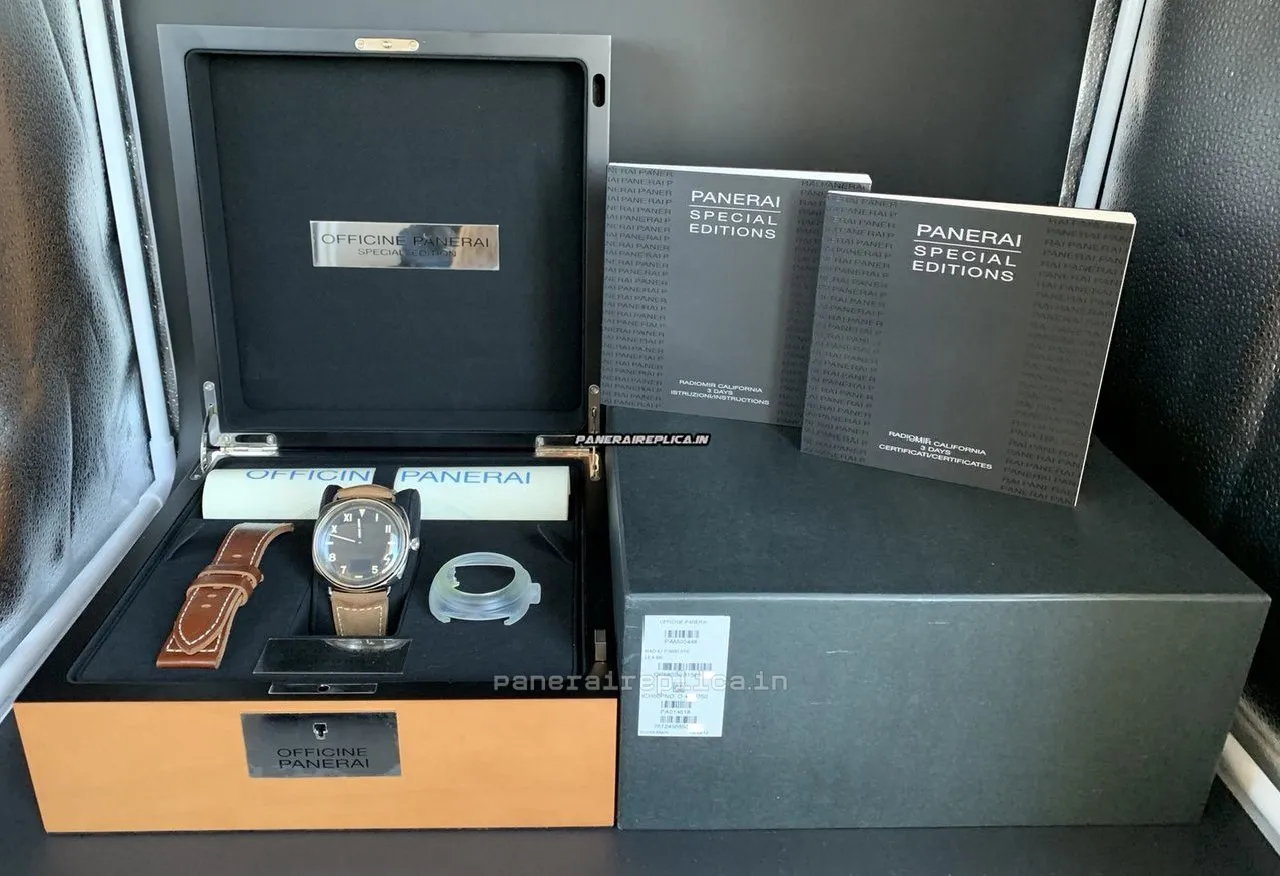 Alternative view of Excellent Copies Panerai Special Editions 47mm Steel Case Mens/unisex Manual Winding Watch
