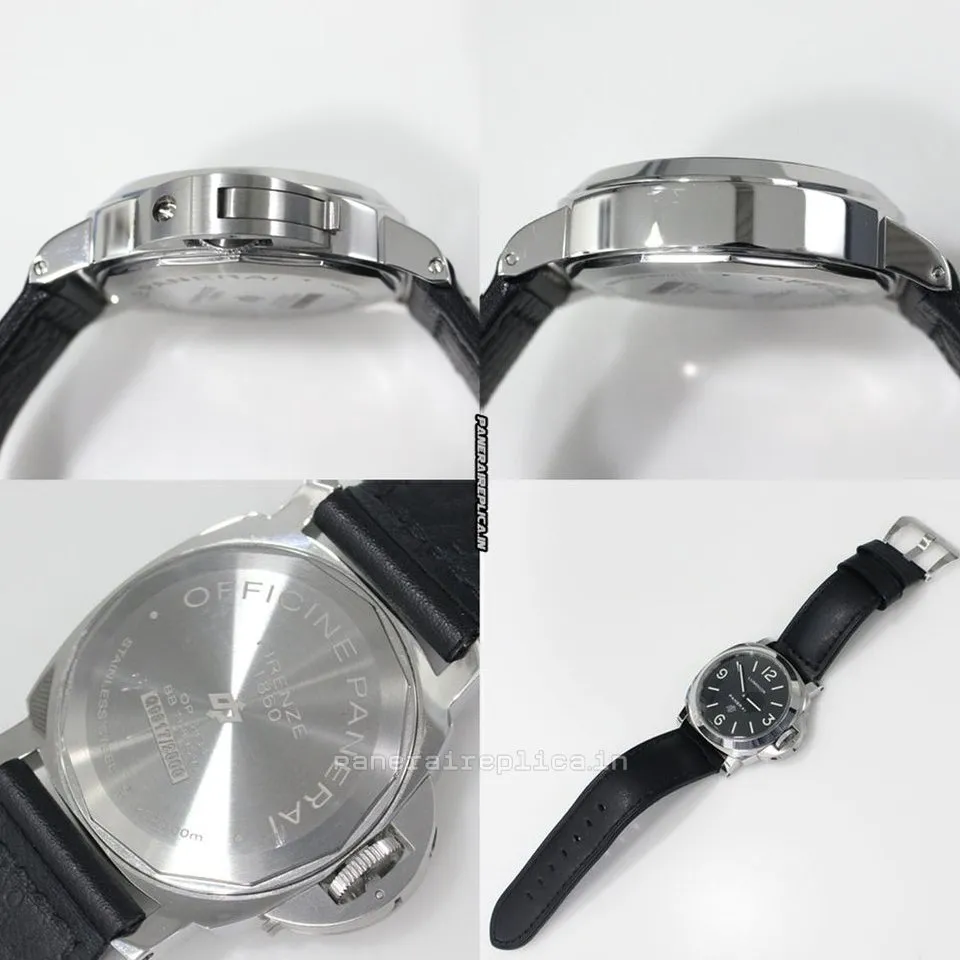 Alternative view of Lovely Clone Panerai Luminor Base 44mm Steel Case Mens/unisex Manual Winding Watch