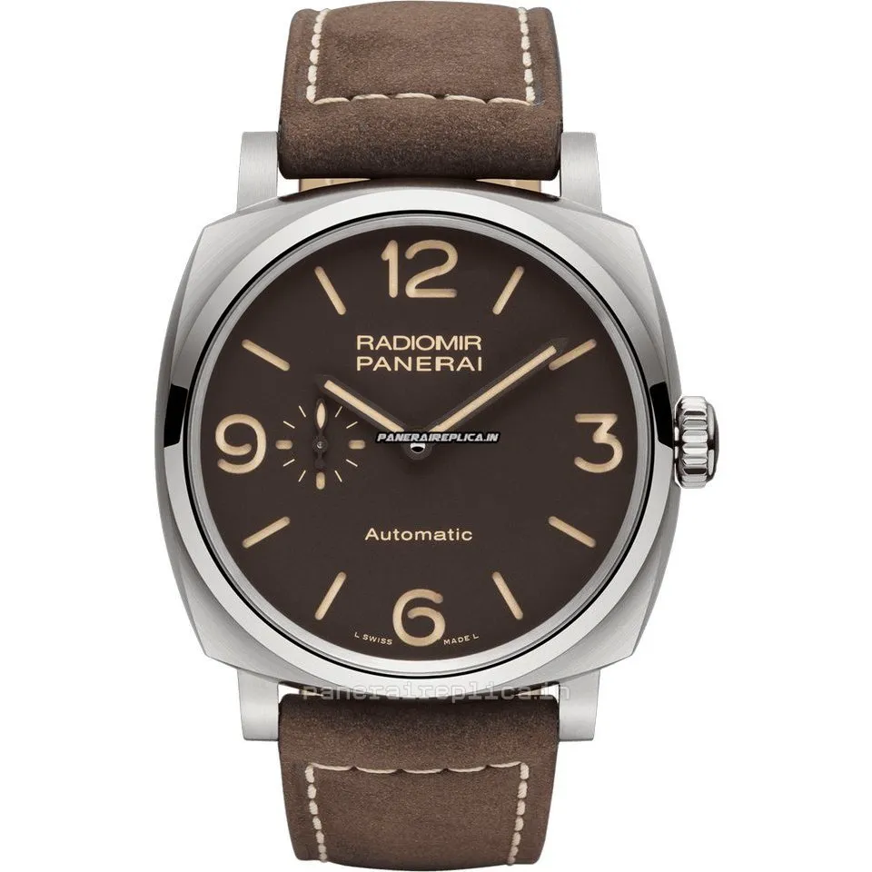 Remarkable Copies Panerai Radiomir 1940 45mm Titanium Case Mens/unisex Automatic Watch