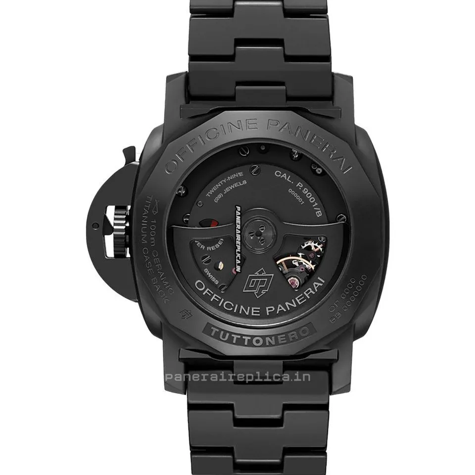 Alternative view of Good Replica Panerai Luminor 1950 44mm Ceramic Case Mens/unisex Automatic Watch
