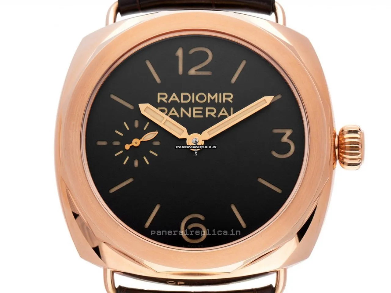 High-end Imitation Panerai Special Editions Rose Gold Case Mens/unisex Manual Winding Watch