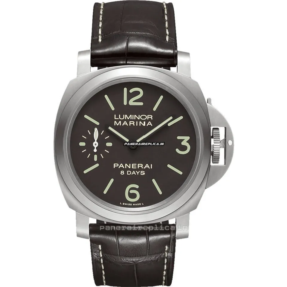 Superb Replica Panerai Luminor Marina 44mm Titanium Case Mens/unisex Manual Winding Watch