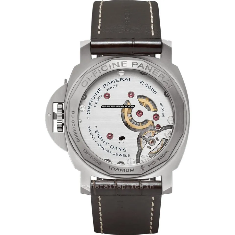 Alternative view of Superb Replica Panerai Luminor Marina 44mm Titanium Case Mens/unisex Manual Winding Watch