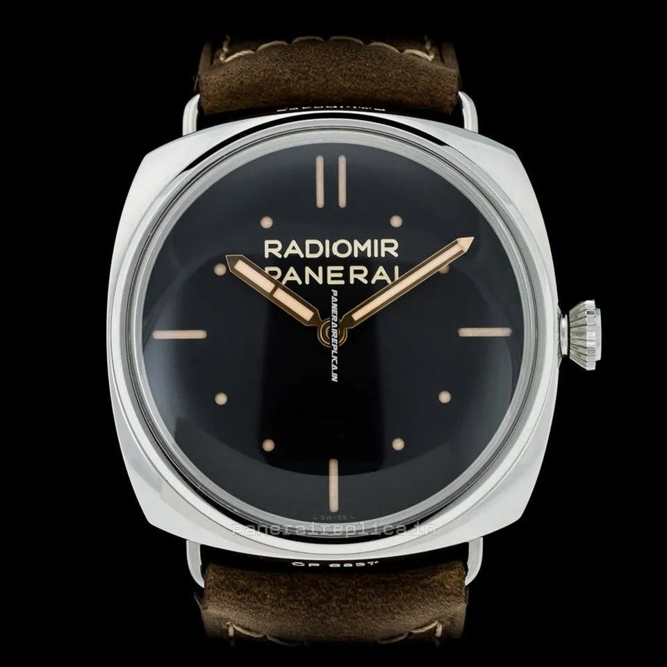 Amazing Fake Panerai Radiomir 3 Days Gmt 47mm Steel Case Mens/unisex Automatic Watch