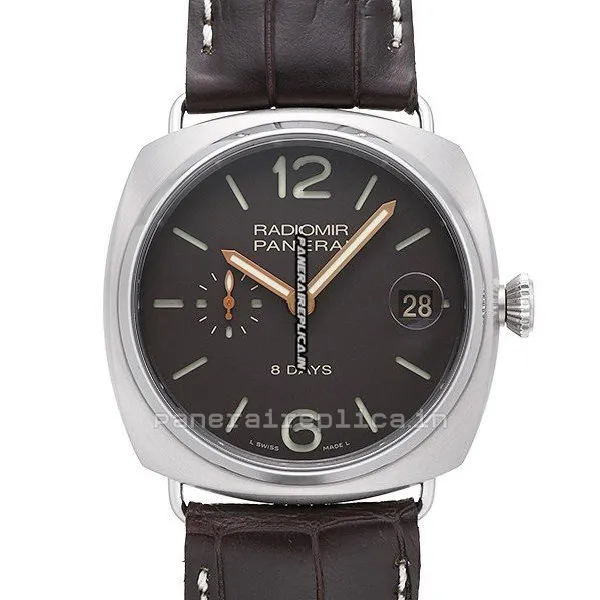 Top Fake Panerai Radiomir 8 Days Gmt 45mm Titanium Case Mens/unisex Manual Winding Watch