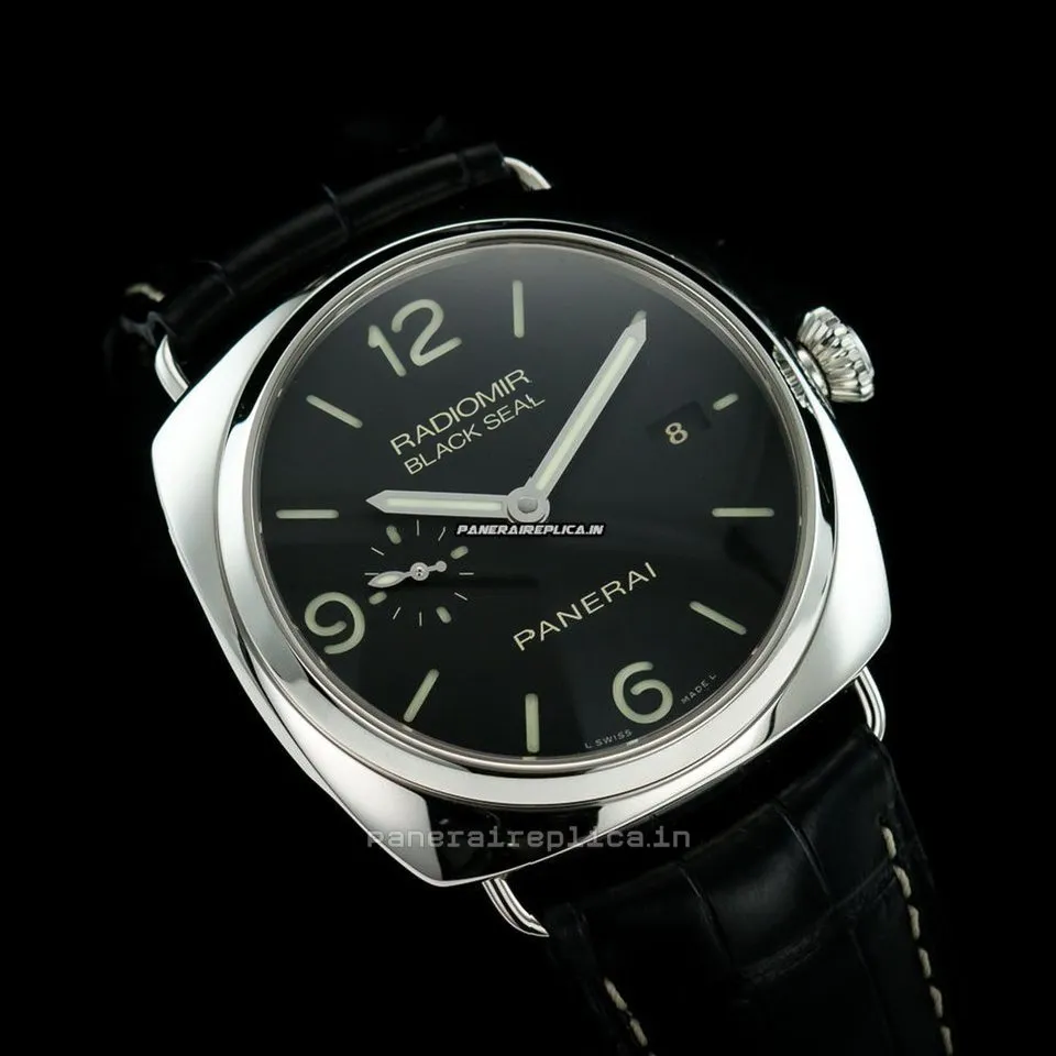 Alternative view of Well Made Fakes Panerai Radiomir Black Seal 45mm Steel Case Mens/unisex Automatic Watch