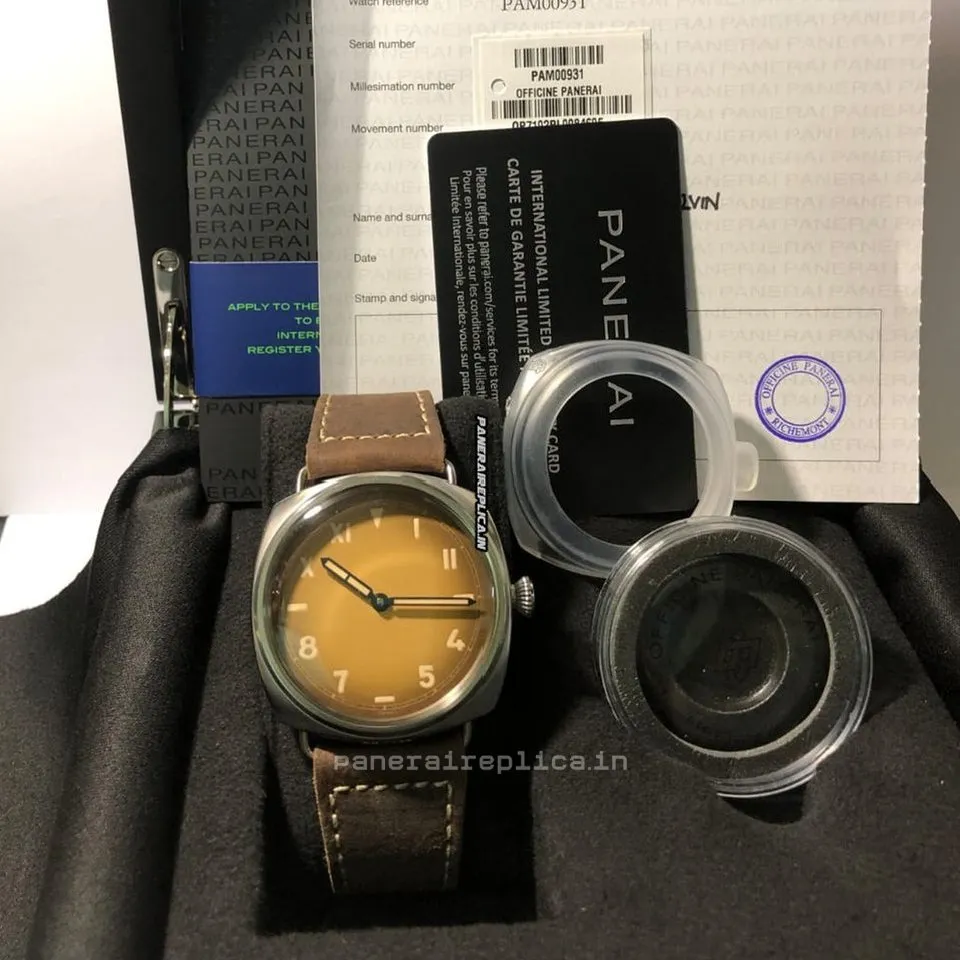 Alternative view of Special Knockoff Panerai Panerai Watches 47mm Steel Case Mens/unisex Manual Winding Watch