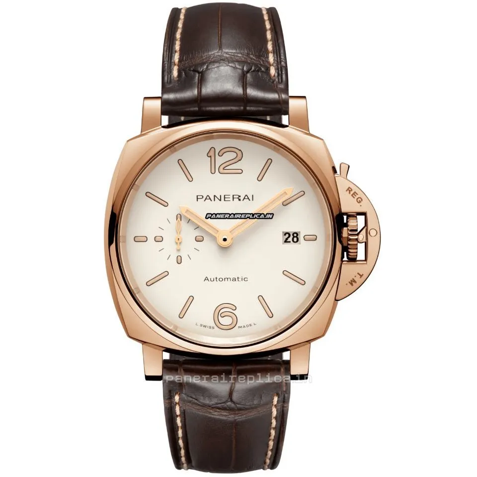 High-end Replica Panerai Panerai Watches 42mm Rose Gold Case Mens/unisex Automatic Watch