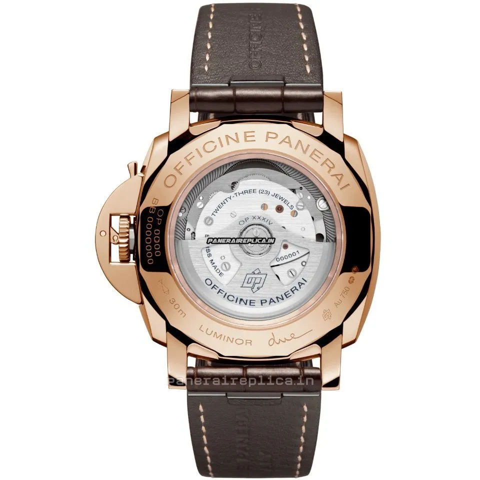 Alternative view of High-end Replica Panerai Panerai Watches 42mm Rose Gold Case Mens/unisex Automatic Watch