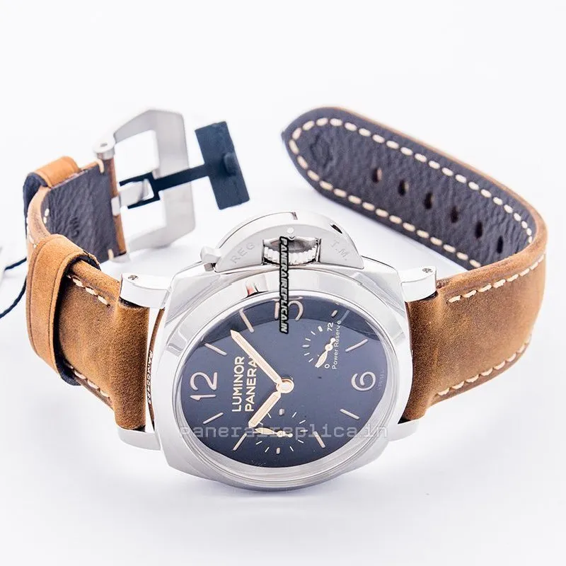 Alternative view of Well Made Replicas Panerai Luminor 1950 47mm Steel Case Mens/unisex Manual Winding Watch