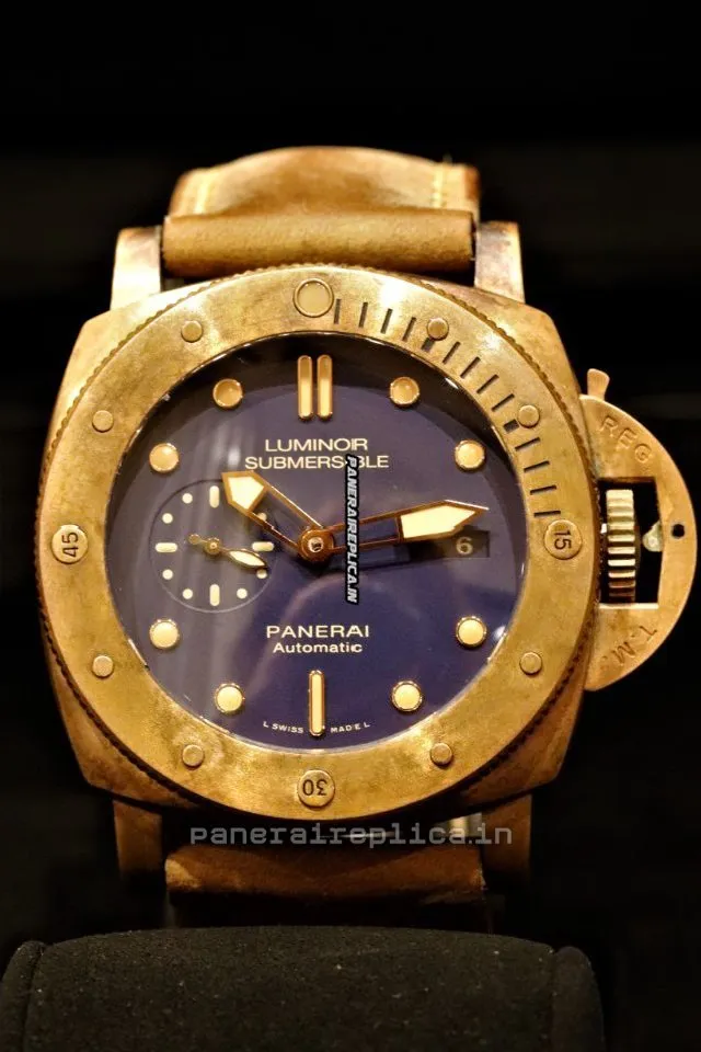 Aaa Fake Panerai Special Editions 47mm Bronze Case Mens/unisex Automatic Watch