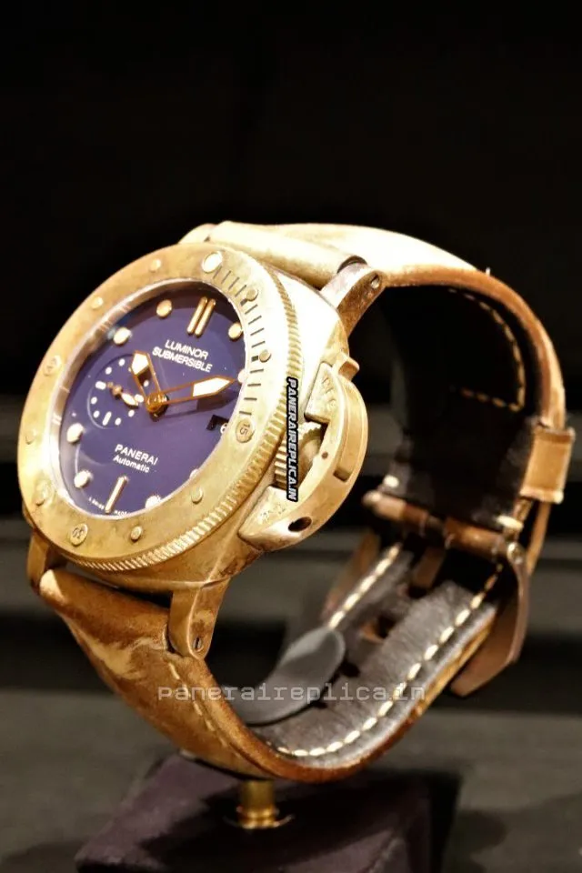 Alternative view of Aaa Fake Panerai Special Editions 47mm Bronze Case Mens/unisex Automatic Watch