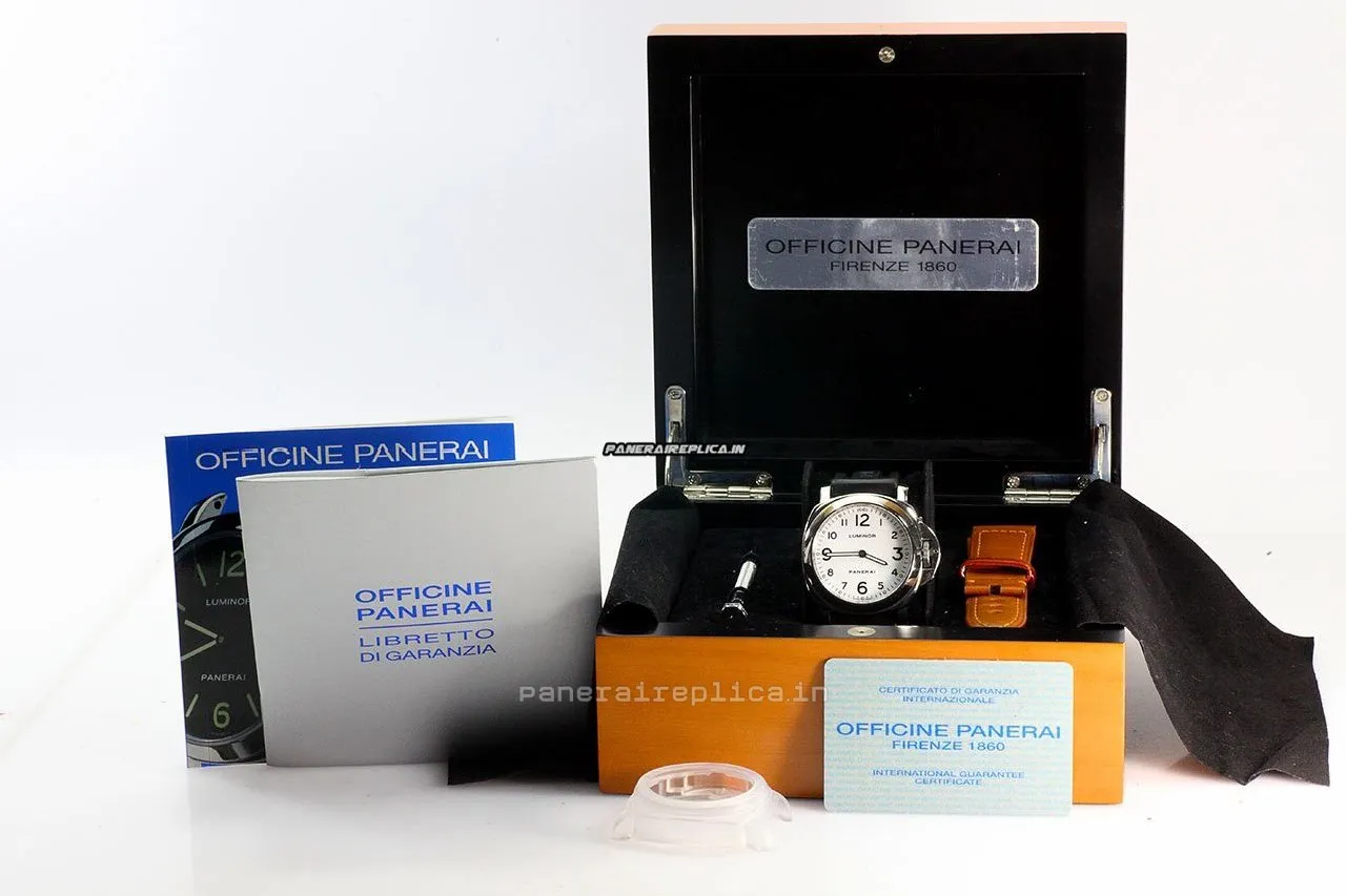 Alternative view of Epic Replica Panerai Luminor Base 44mm Steel Case Manual Winding Watch