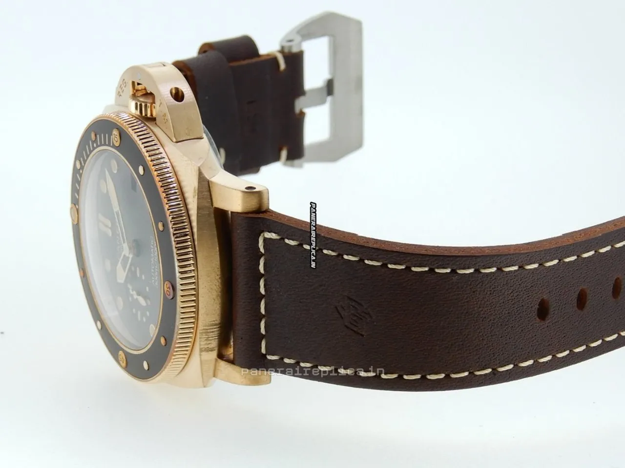Alternative view of Wholesale Fake Panerai Luminor Submersible 47mm Bronze Case Mens/unisex Automatic Watch