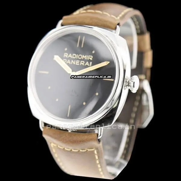 Alternative view of Awesome Replica Panerai Radiomir 3 Days Gmt 47mm Steel Case Mens/unisex Manual Winding Watch