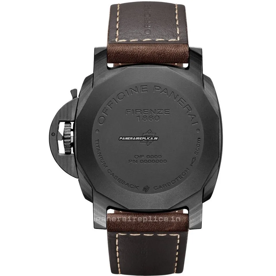 Alternative view of Lovely Clone Panerai Luminor Marina 44mm Carbon Case Mens/unisex Automatic Watch
