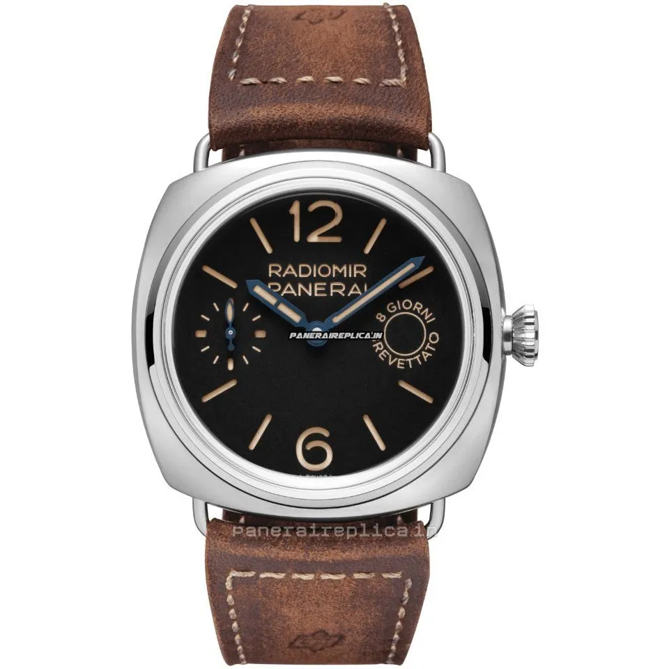 Cool Imitation Panerai Radiomir 8 Days Gmt 45mm Steel Case Mens/unisex Manual Winding Watch