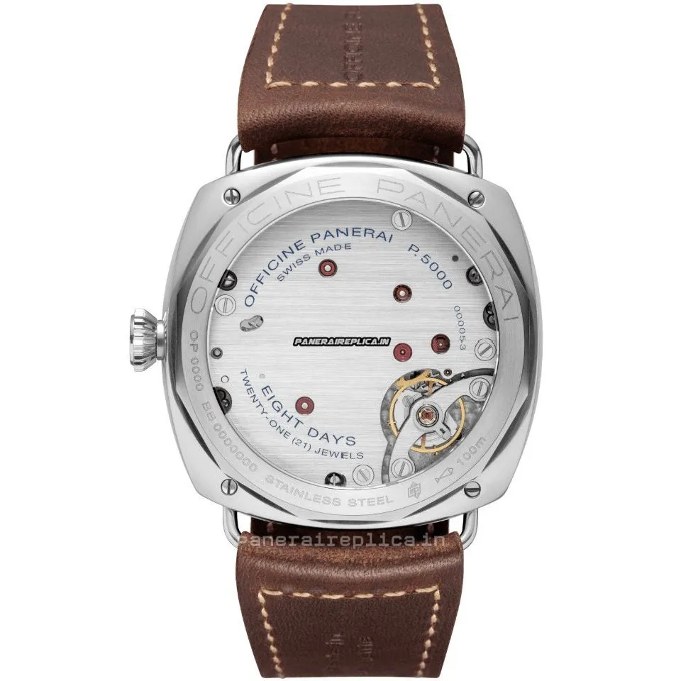 Alternative view of Cool Imitation Panerai Radiomir 8 Days Gmt 45mm Steel Case Mens/unisex Manual Winding Watch