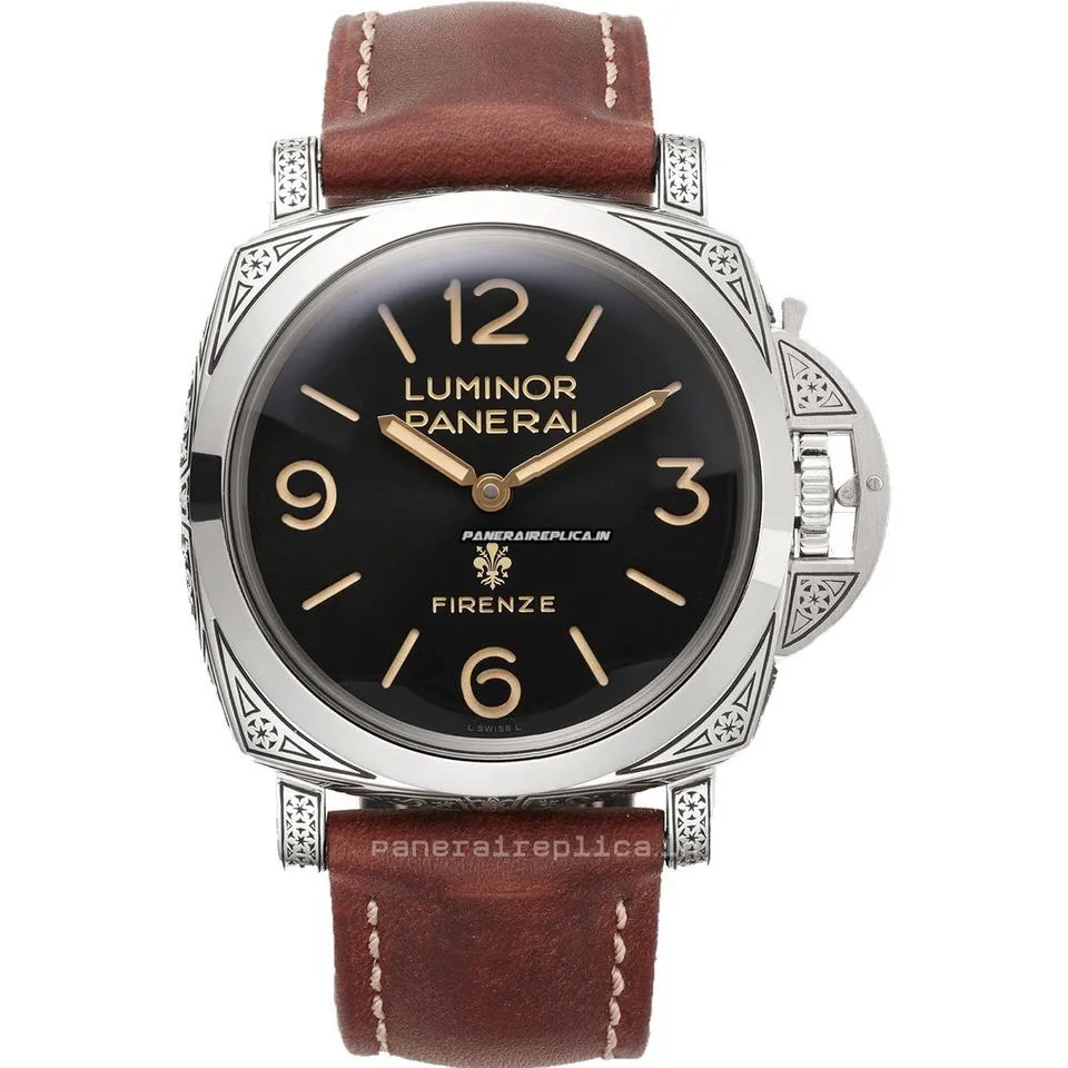 Cheap Imitation Panerai Luminor 1950 47mm Steel Case Mens/unisex Manual Winding Watch