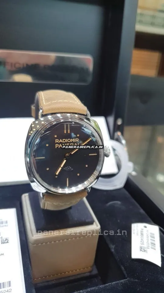 Alternative view of Epic Replica Panerai Radiomir 3 Days Gmt 47mm Steel Case Mens/unisex Manual Winding Watch