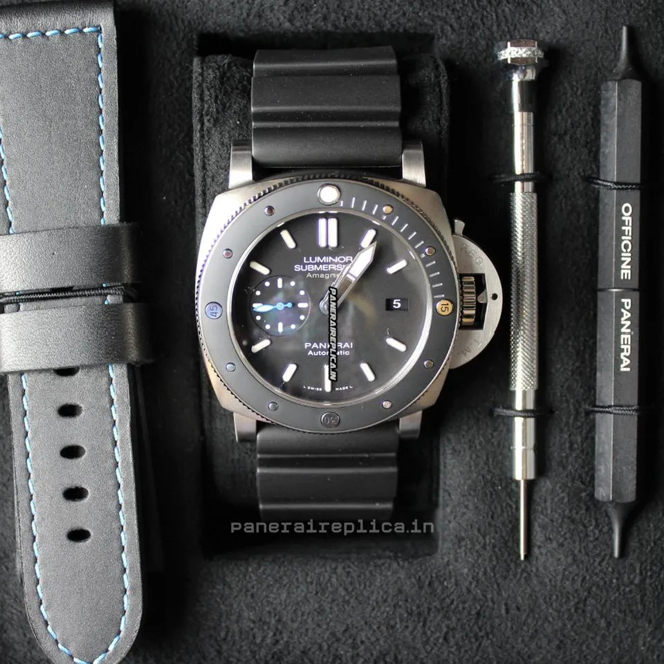 Excellent Copies Panerai Luminor Submersible 47mm Titanium Case Mens/unisex Automatic Watch
