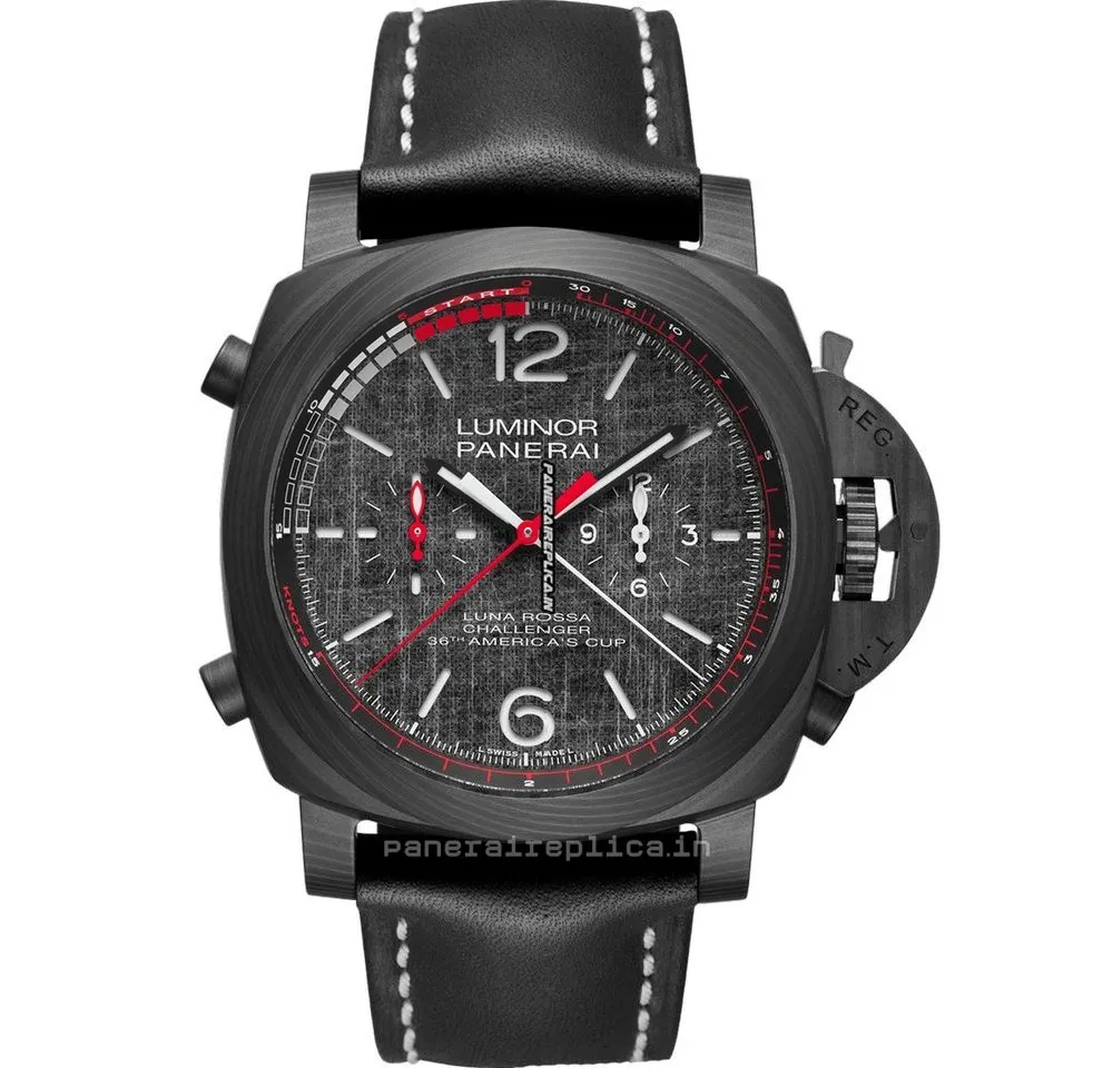 Incredible Fake Panerai Panerai Watches 47mm Carbon Case Mens/unisex Automatic Watch