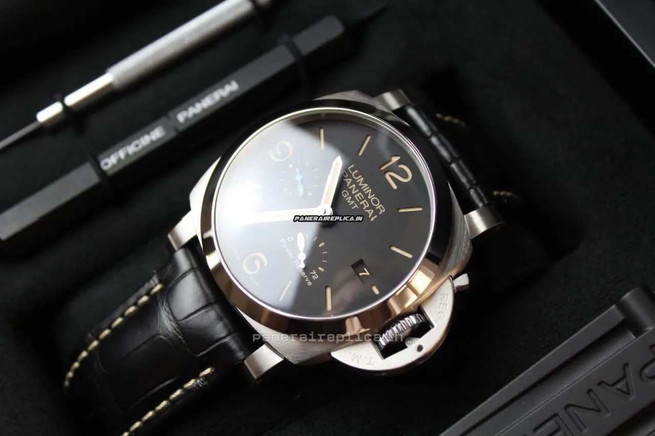 Alternative view of Suitable Copy Panerai Luminor 1950 44mm Steel Case Mens/unisex Automatic Watch