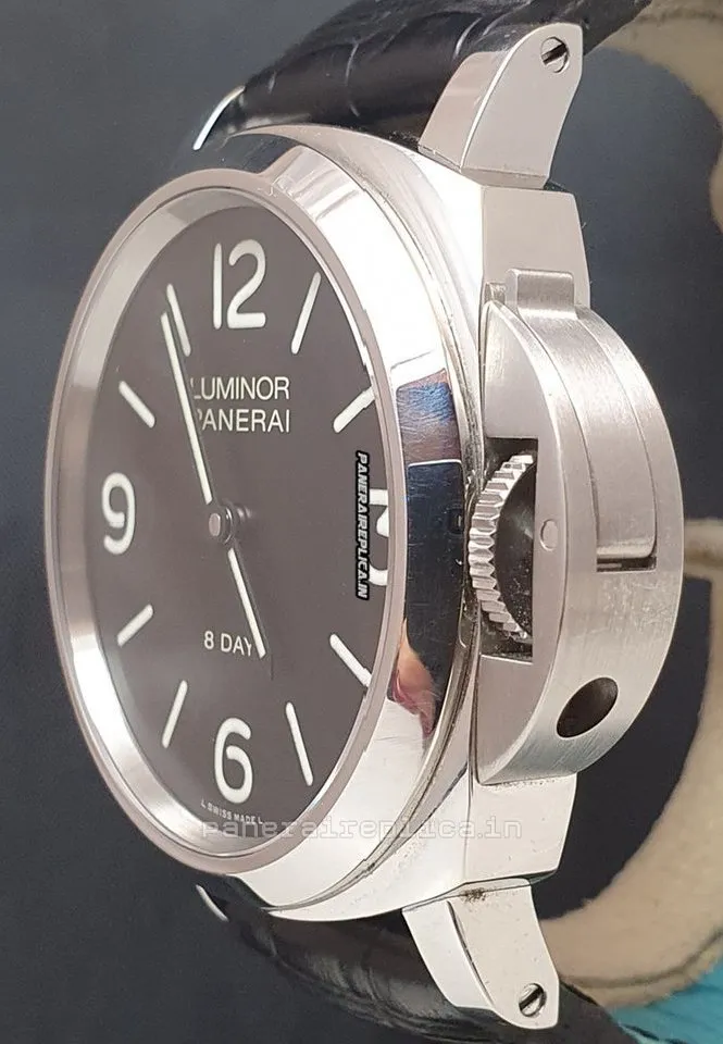 Alternative view of Top Replica Panerai Luminor Base 44mm Steel Case Mens/unisex Manual Winding Watch