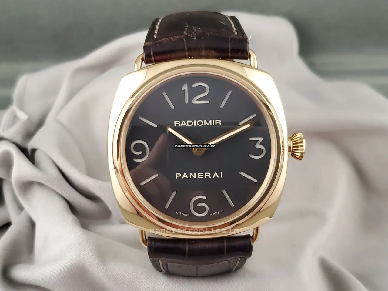 Ideal Copies Panerai Radiomir 45mm Rose Gold Case Mens/unisex Manual Winding Watch