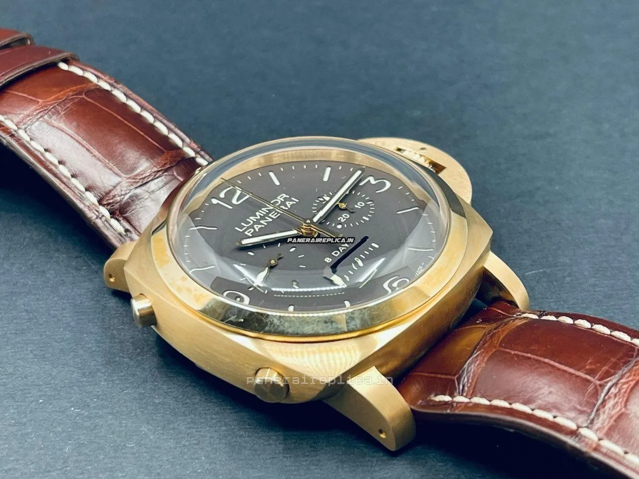 Mind-boggling Copies Panerai Special Editions 47mm Rose Gold Case Manual Winding Watch