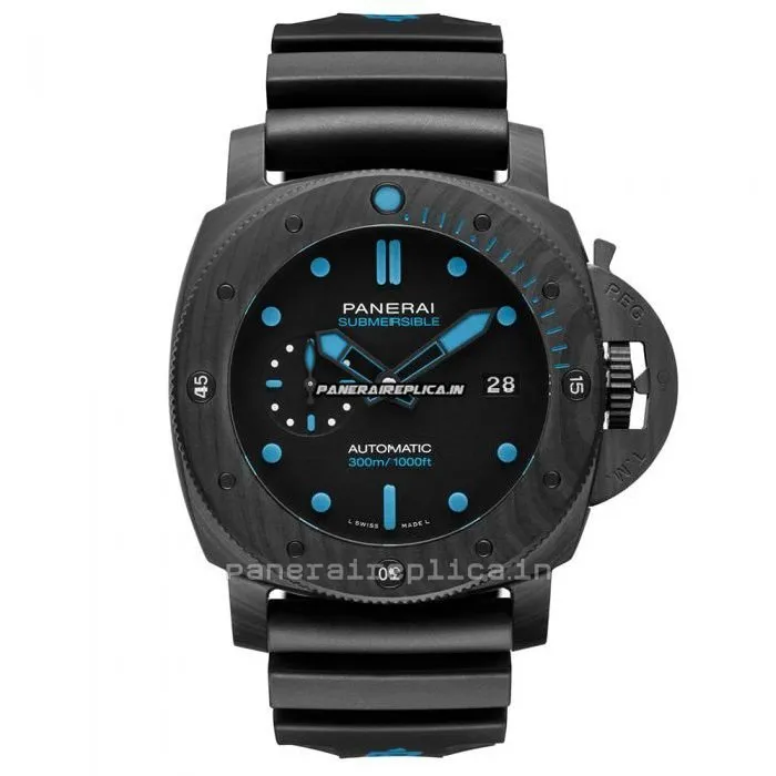 Wonderful Imitation Panerai Luminor Gmt Automatic 47mm Carbon Case Mens/unisex Automatic Watch