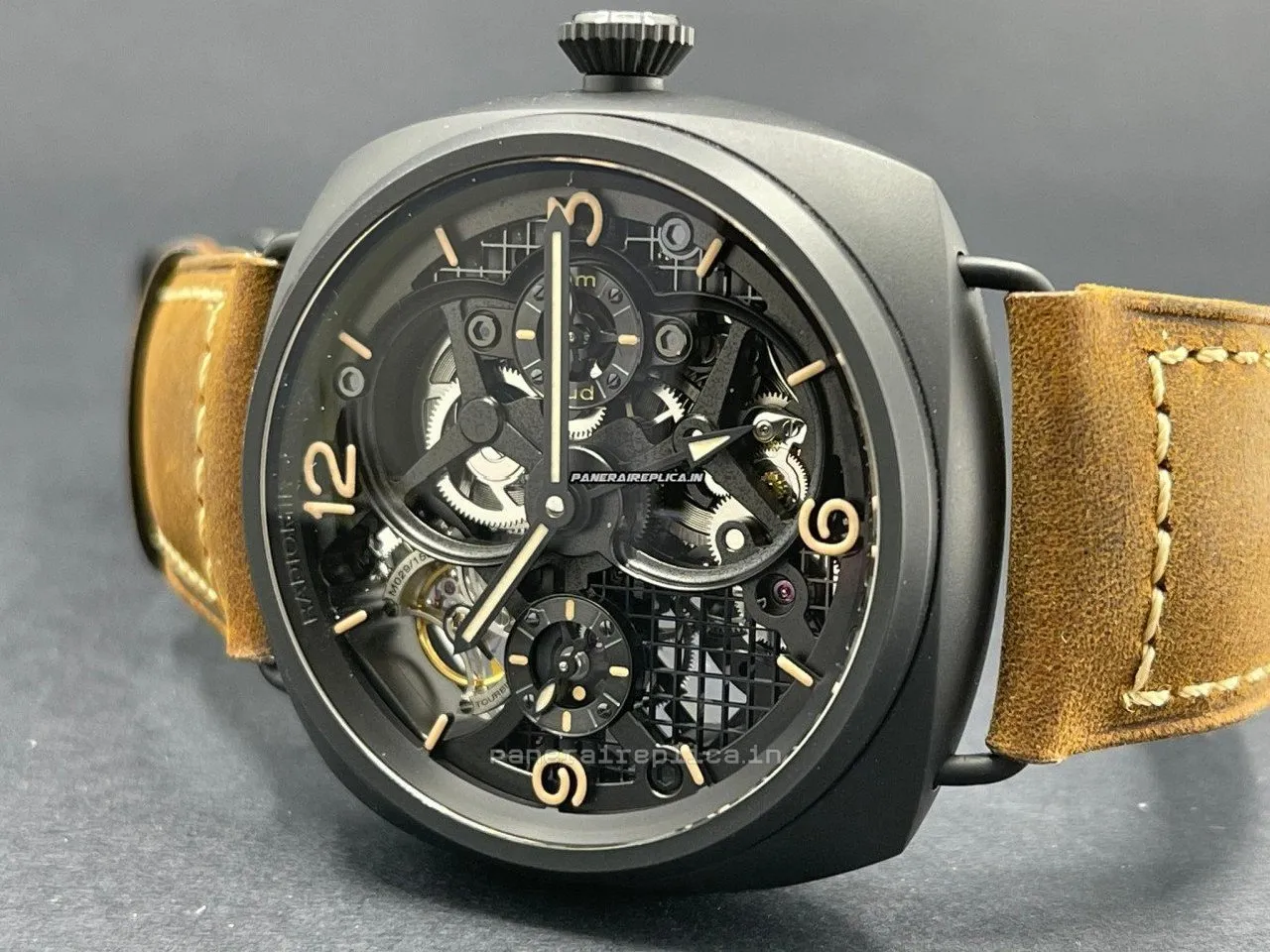 Alternative view of Pleasing Replicas Panerai Special Editions 48mm Ceramic Case Manual Winding Watch