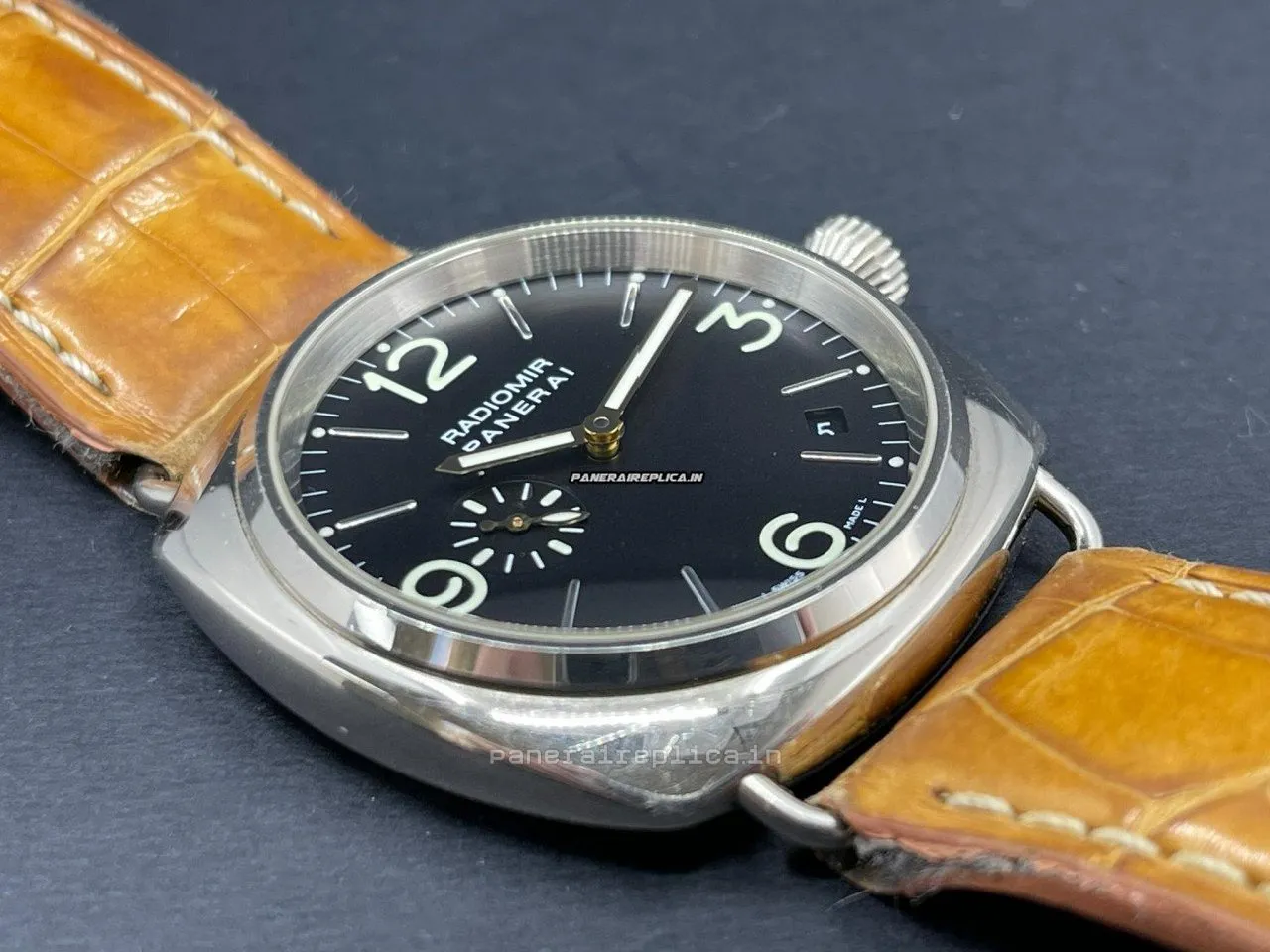 Alternative view of Design Replica Panerai Radiomir 40mm White Gold Case Automatic Watch