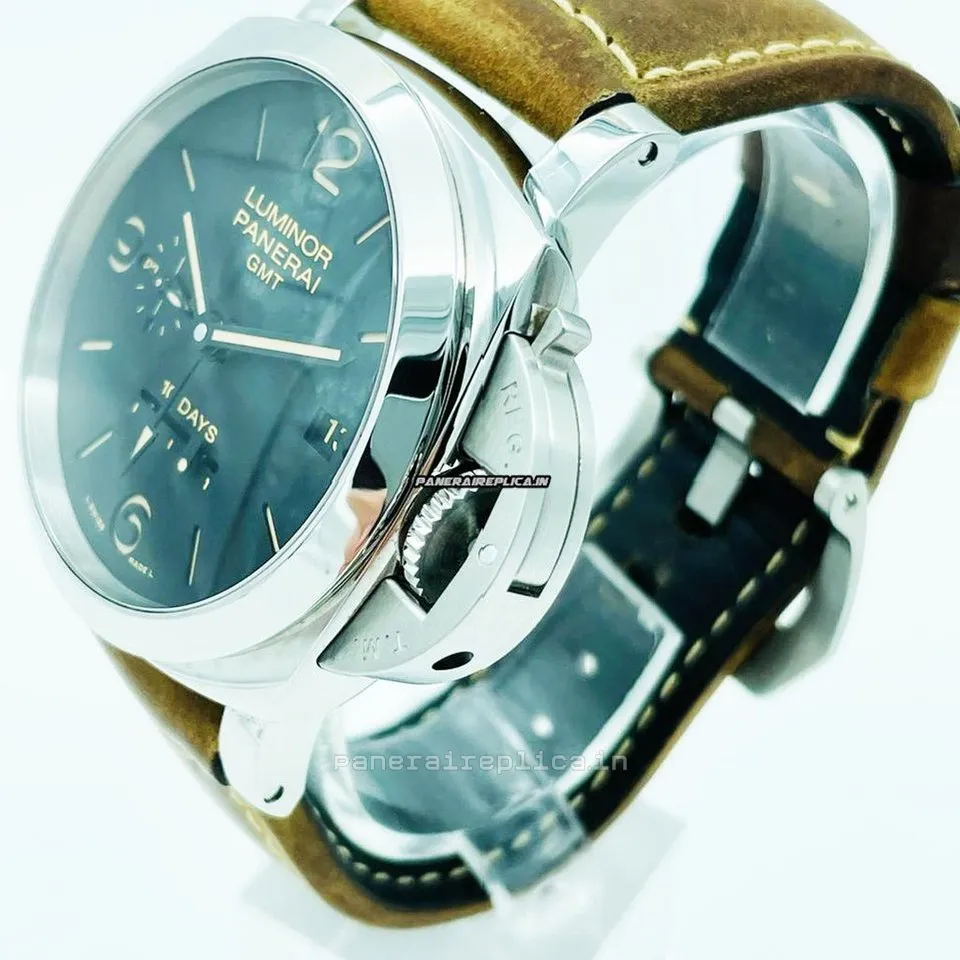 Alternative view of Suitable Knockoff Panerai Luminor 1950 44mm Steel Case Mens/unisex Automatic Watch