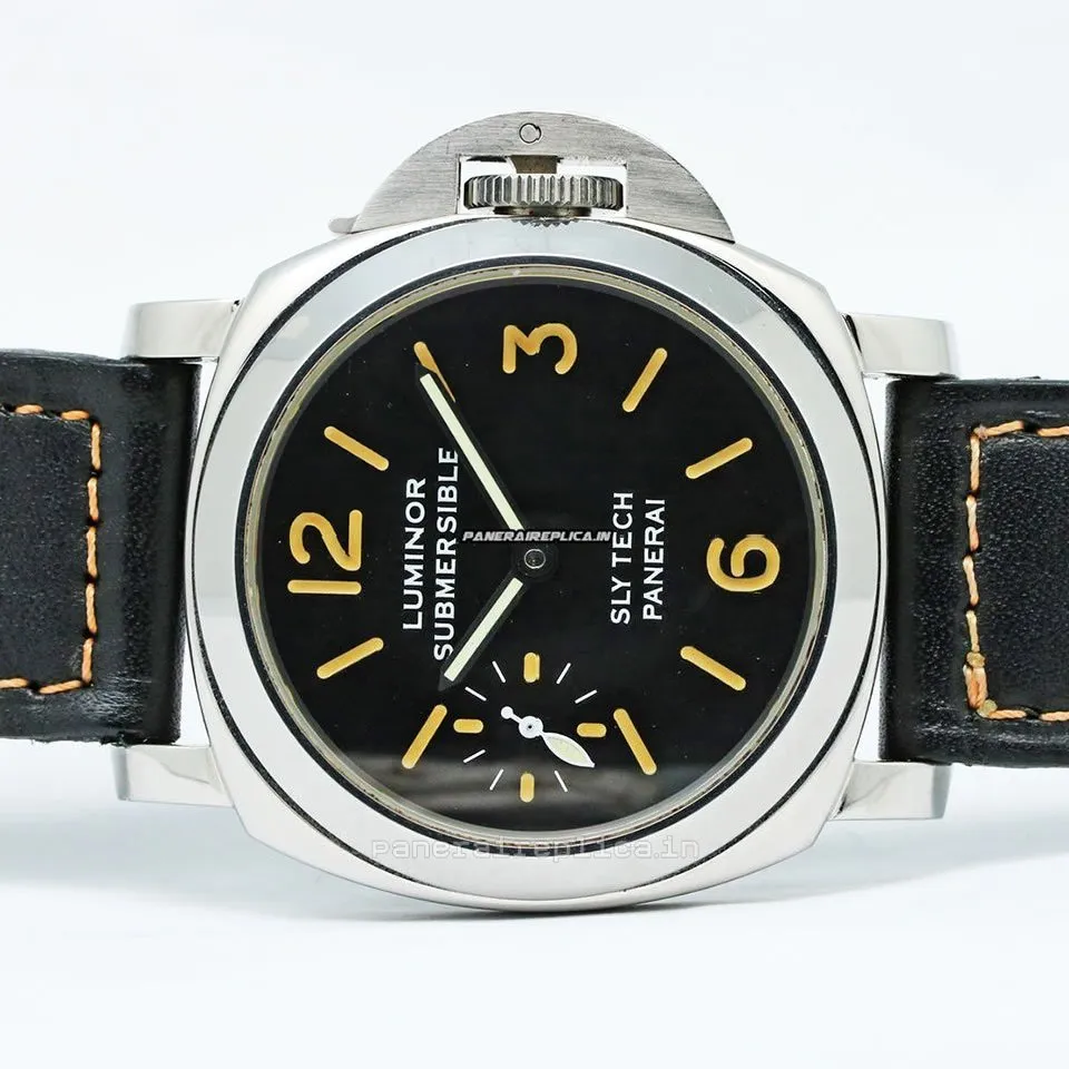 Alternative view of Perfect Replica Panerai Special Editions 44mm Steel Case Manual Winding Watch