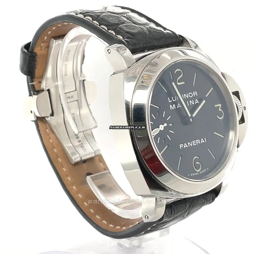 Alternative view of Amazing Replica Panerai Luminor Marina 44mm Steel Case Mens/unisex Manual Winding Watch